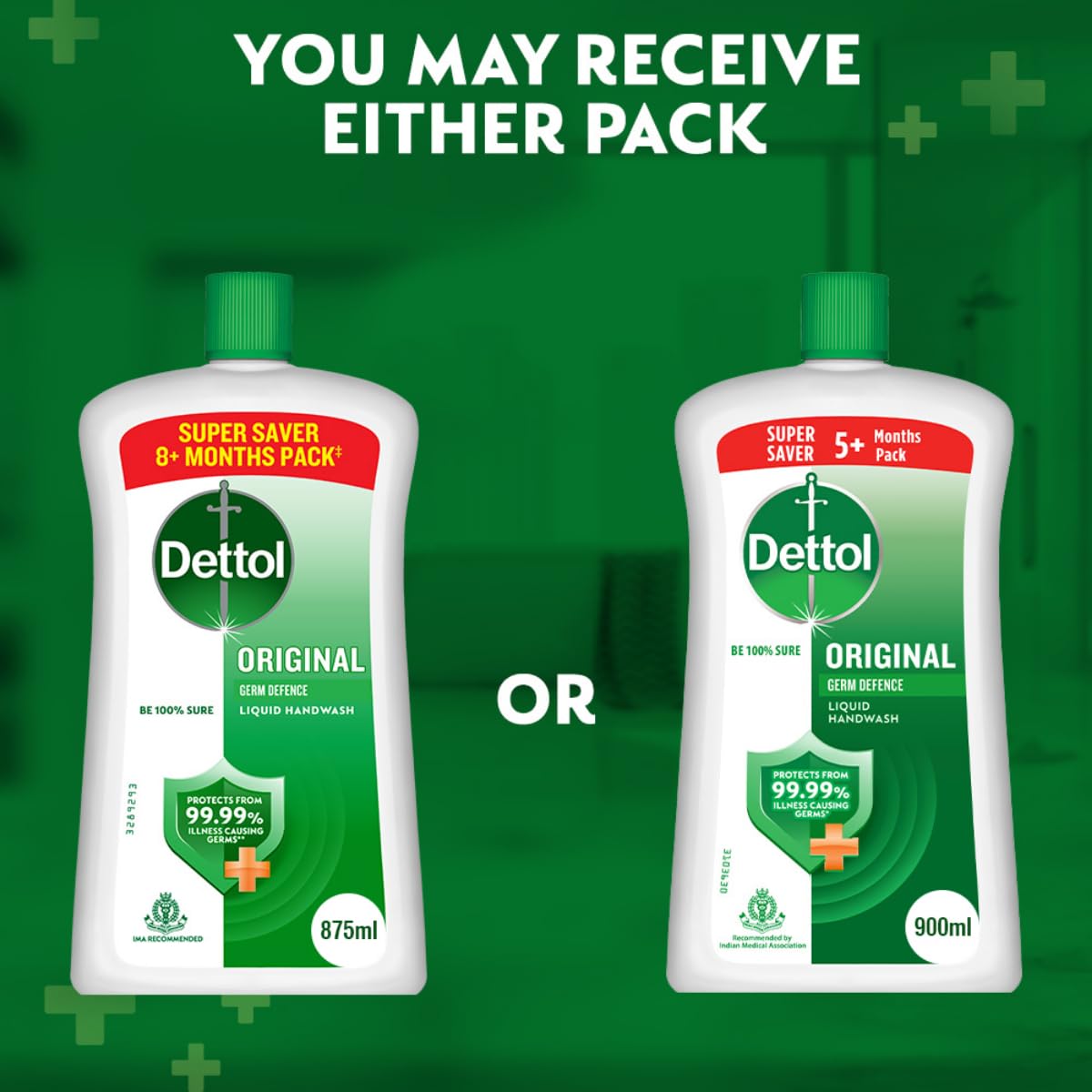 Dettol Liquid Handwash Bottle - Original Hand Wash- 875ml