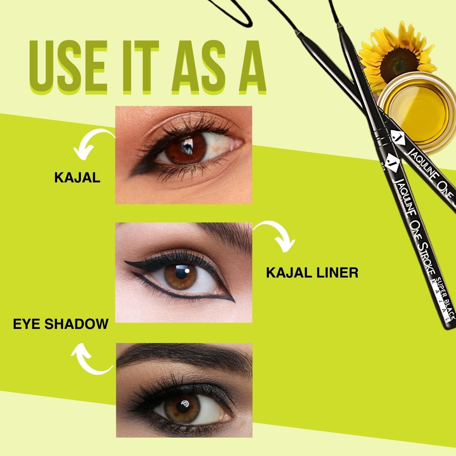 JAQULINE USA One Stroke Black Kajal
