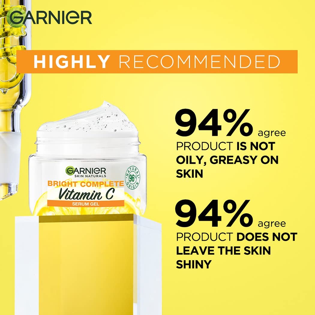 Garnier Brightening Moisturiser, Serum Gel,45g