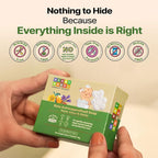 Natural Soap for Babies & Kids with Tear-Free Formula ,Pack of 6 (75 Grams Each)