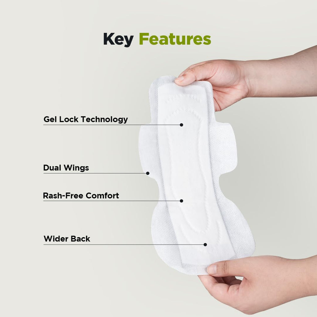 Pee Safe Comfort Ultra Thin Sanitary Pads XXL | 2 Pads | Rash Free | Ultra Soft, Dual Wings, Toxin Free, Extra Long, Cottony Soft Sanitary Napkins For Ultra...