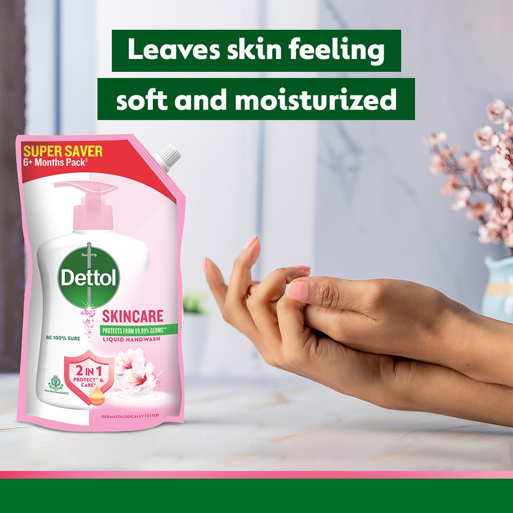 Dettol Liquid Handwash Refill – Skincare Hand Wash- 675ml
