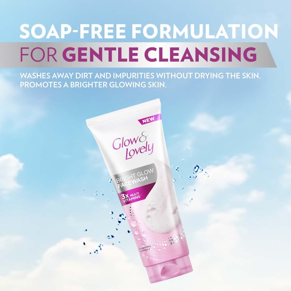 Glow & Lovely Bright Glow Facewash 100g