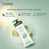 Himalaya Aloe & Cucumber Refreshing Serum Body Lotion| 400ml| Aloe Vera | Cucumber Extracts| Refreshes & Cools Skin | 48 H Moisturization | pH 5.5 | Moisturizes 5 Layers Deep