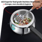 Hawkins Contura 1.5 Litre Stainless steel Pressure Cooker | Curved Body | Induction Compatible | Ideal for 1 2 persons | ISI Certified | Guaranteed for 5...