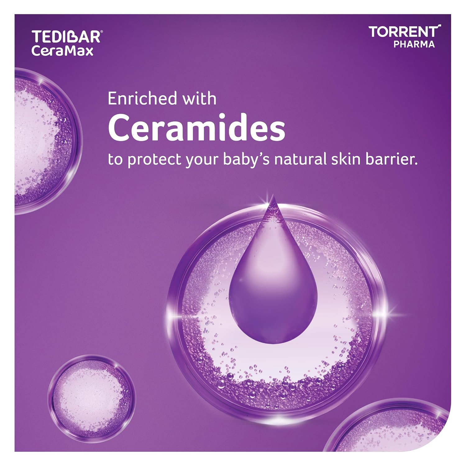 Tedibar Ceramax Bathing Bar - 75g Enriched with Ceramides & Vitamin E