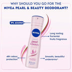 NIVEA Deodorant, Pearl & Beauty, Women, 150ml