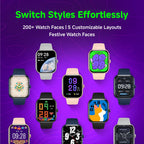 Redmi Move Smartwatch | 1.85" AMOLED (390×450, 600 nits) | Bluetooth Calling | 140+ Sports | 24×7 HR & SPO₂ | AOD | Up to 14-Day Battery | HyperOS...