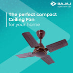 Bajaj Maxima 600MM Ceiling Fan | High Speed | Double Ball Bearing |