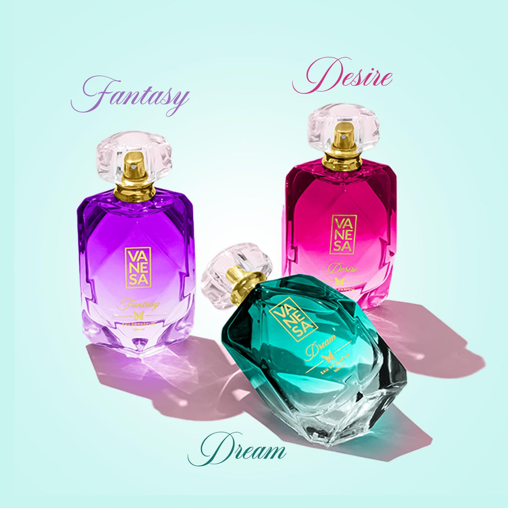 VANESA Dream Perfume For Women 100 ML Each, Pack of 2 | Long Lasting Eau Da Parfum
