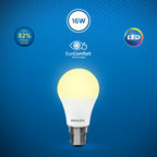Philips 16-watt LED Bulb |AceBright High Wattage LED Bulb|Base: B22 Light Bulb for Home | Warm White, Pack of 2