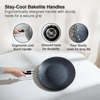 Prestige Durastone Hard Anodised Non-Stick Omni tawa(26.5 cm)|6 Layers Extra Durable Stone Coating|