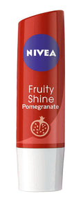 Nivea Lip Care Fruity Shine Pomegranate. 4.8G, Red