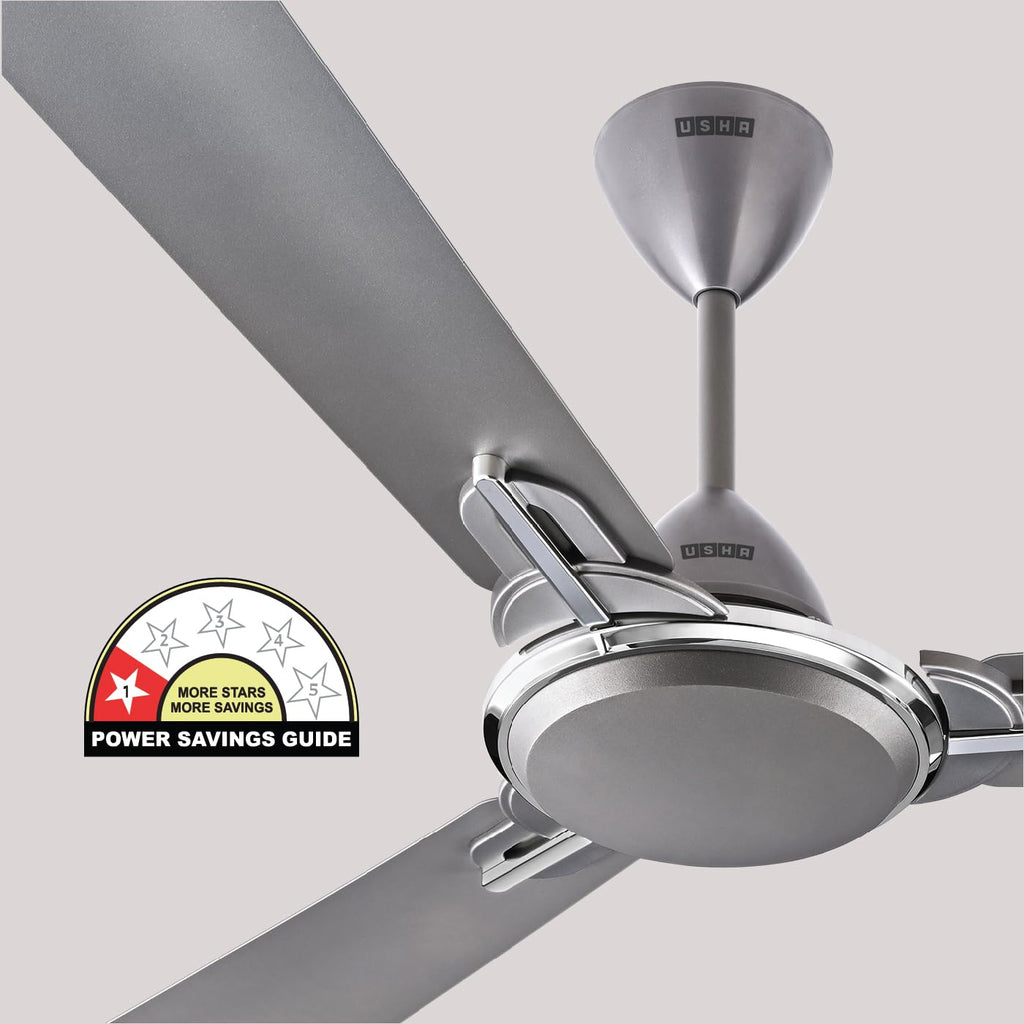 USHA Striker One 1200mm | BEE Star Rated |High Speed Decorative Ceiling Fan | 2 Year Warranty | (Spanish Green) Pack of 1