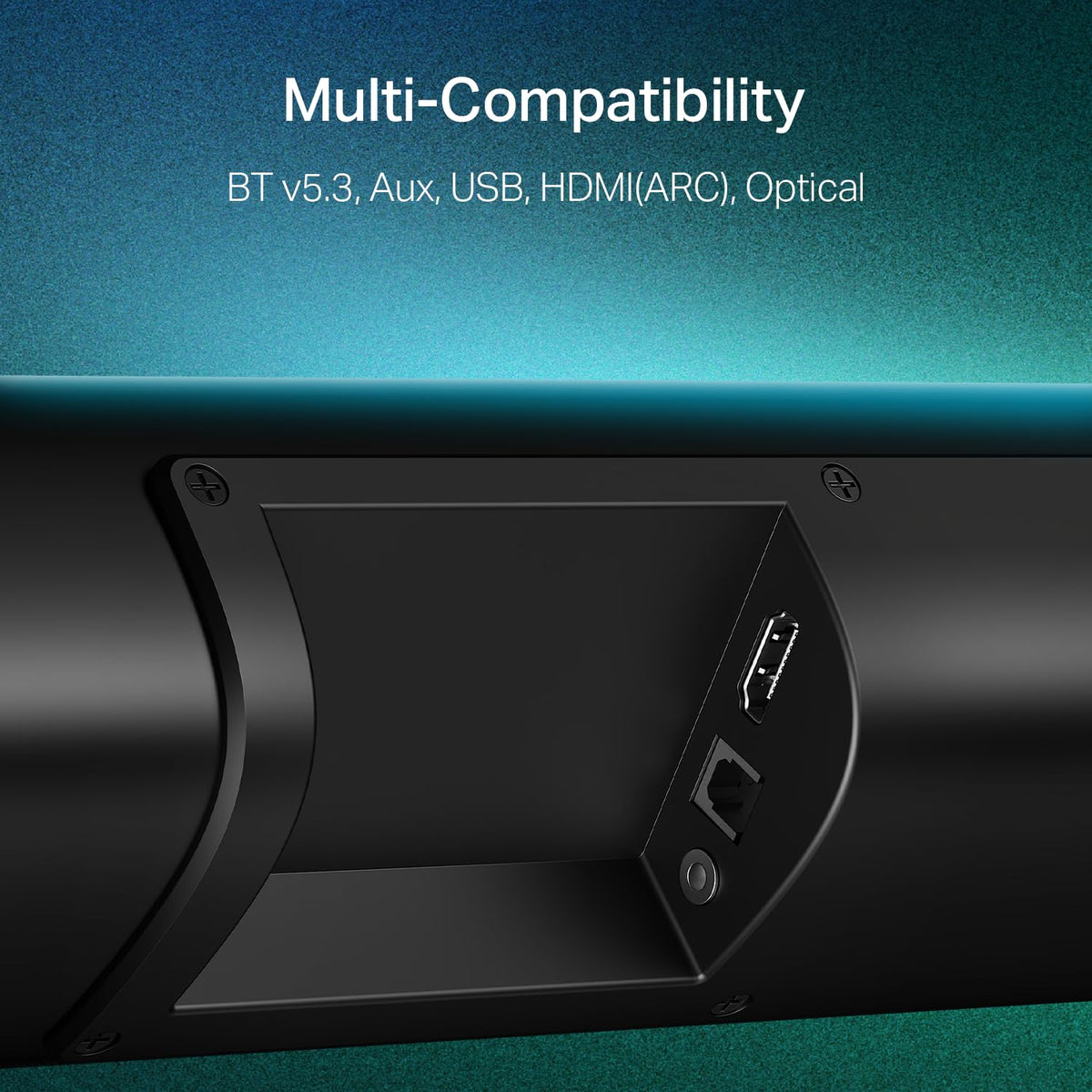 boAt Aavante Prime 5.1 5050D, Dolby Audio, 500W, 5.1CH, Wireless Satellites & Subwoofer, Free Installation & Video Demo, Bluetooth Sound bar, Home Theatre Soundbar Speaker (Premium Black)
