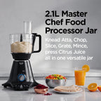 Preethi Zodiac MG-218 mixer grinder,750 watt, Black/Light Grey, 5 jars
