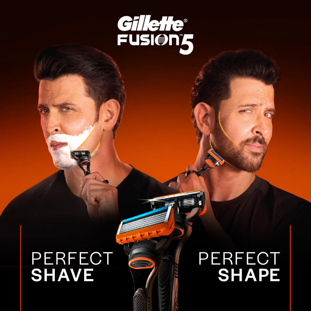 Gillette Fusion Power, Shaving Razor For Men | Micro-Pulse Technology For Reduced Friction | With Beard Shaping Back Blade | 5 Blades For Your Perfect Shave...