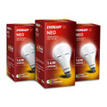 EVEREADY 14W Emergency Inverter LED Bulb, Rechargeable, B22, Pack of 3 | 3 Hours Battery Backup, Ideal for Powercuts, Energy Efficient, B22 Base