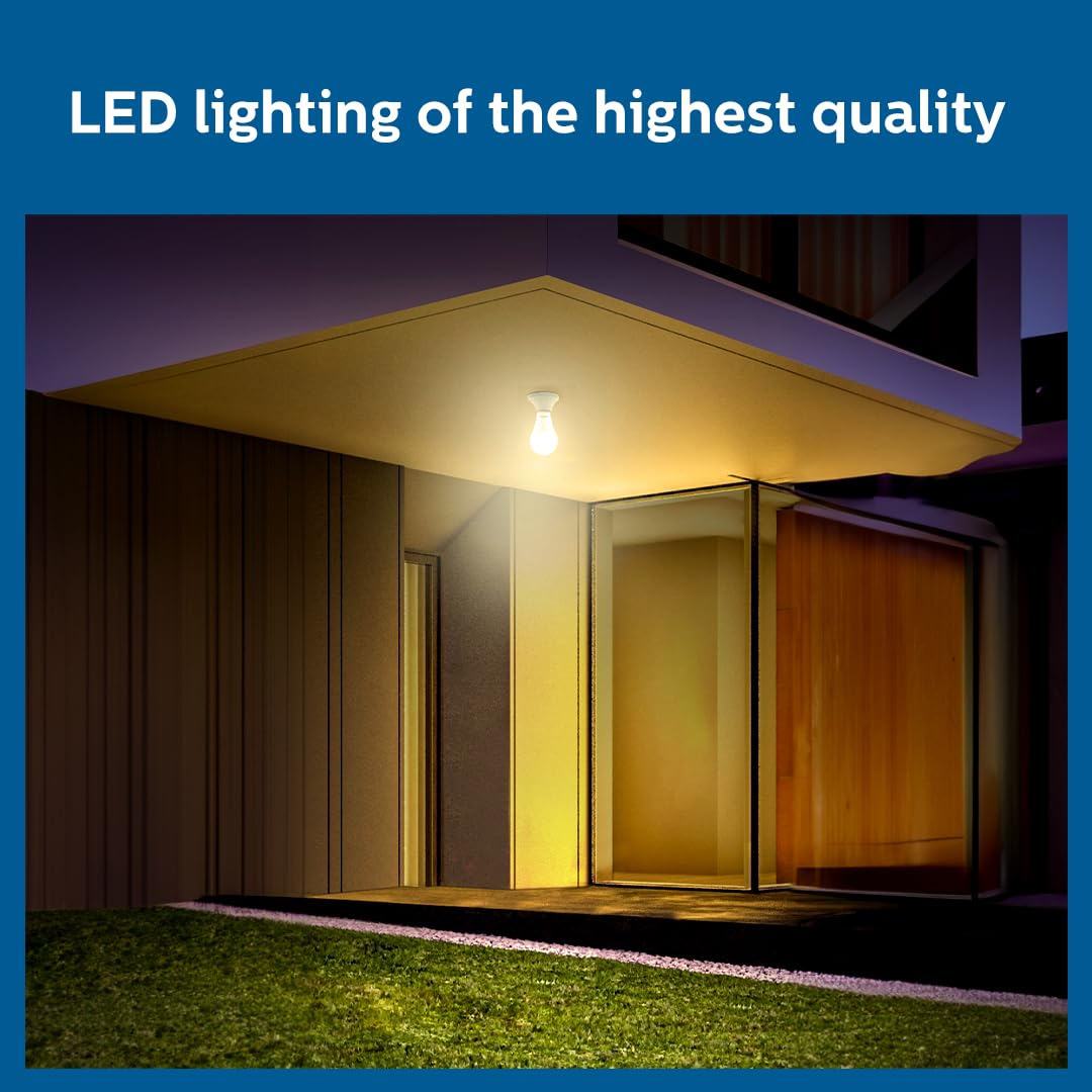 Philips 16-watt LED Bulb |AceBright High Wattage LED Bulb|Base: B22 Light Bulb for Home | Warm White, Pack of 4