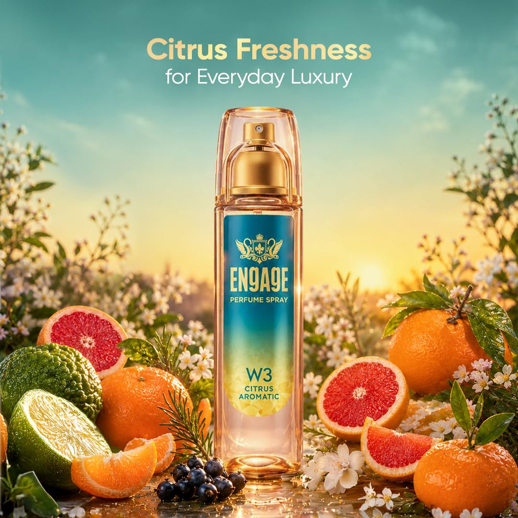 W3 Perfume Spray For Women | Citrus & Floral | Long Lasting | No Parabens | No Silicones| Dermatologically Tested | Skin Friendly | Crafted...