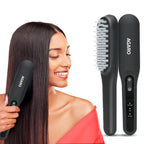 AGARO Rechargeable LED Hair Therapy Comb for Men & Women, Red & Blue Light Scalp Treatment