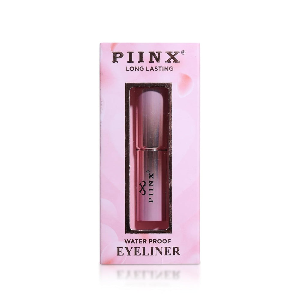 PIINX Liquid Eyeliner 3.5 ml – Waterproof, Smudge-Proof, Long-Lasting, Quick-Dry Precision Tip (Deep Plum)