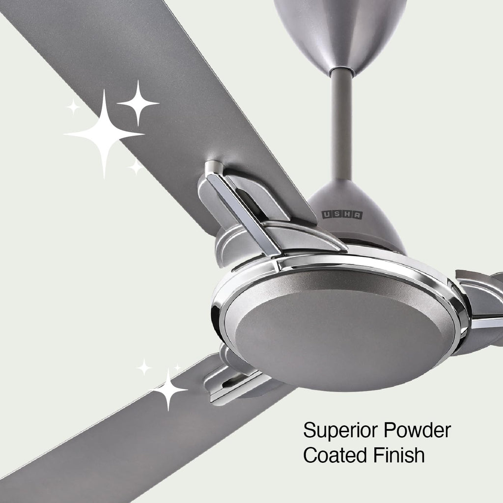 USHA Striker One 1200mm | BEE Star Rated |High Speed Decorative Ceiling Fan | 2 Year Warranty | (Spanish Green) Pack of 1