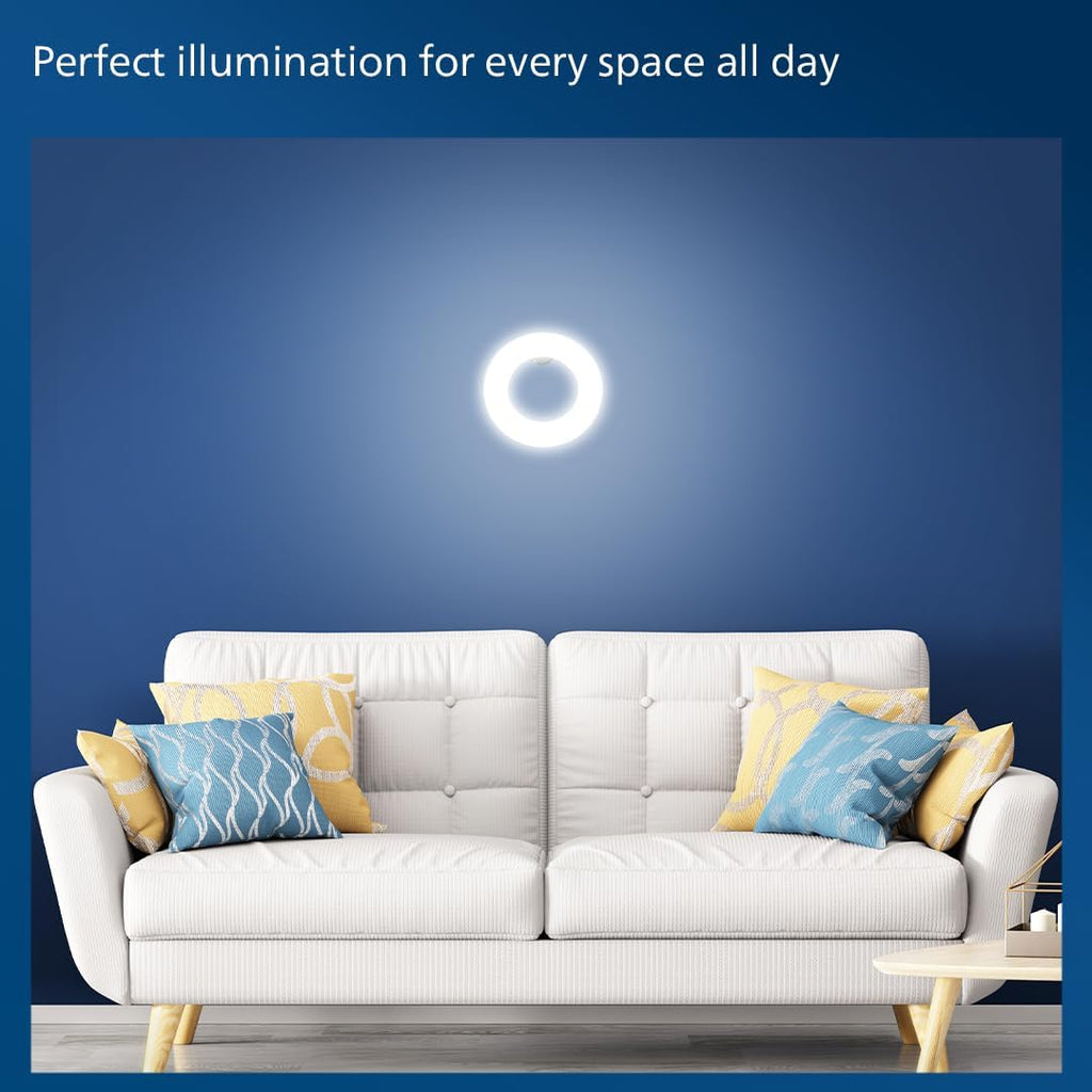 PHILIPS 18W B22 LED O - Bulb | OrbitGlow O Shape Bulb For Home, Office & Commercial Spaces | Colour : Cool Day Light, Pack of 1