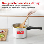 Prestige 3 Litre Aluminium Popular Outerlid Pressure Cooker | Virgin Aluminium| Gas Compatible|Controlled Gasket Release System|5 years warranty|ISI Certified
