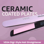 Vega Digi Style Hair Straightener for Women with Ceramic Coated Plate