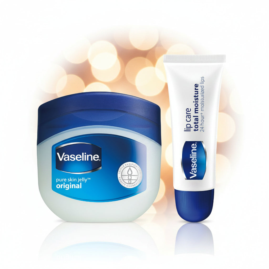 Vaseline Pure Skin Jelly 42 Grams With Vaseline Lip Care Total Moisture 10 Grams
