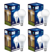 PHILIPS Stellar Bright 12-Watt LED Bulb B22 Base (Crystal White, Pack of 4)