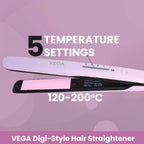 Vega Digi Style Hair Straightener for Women with Ceramic Coated Plate