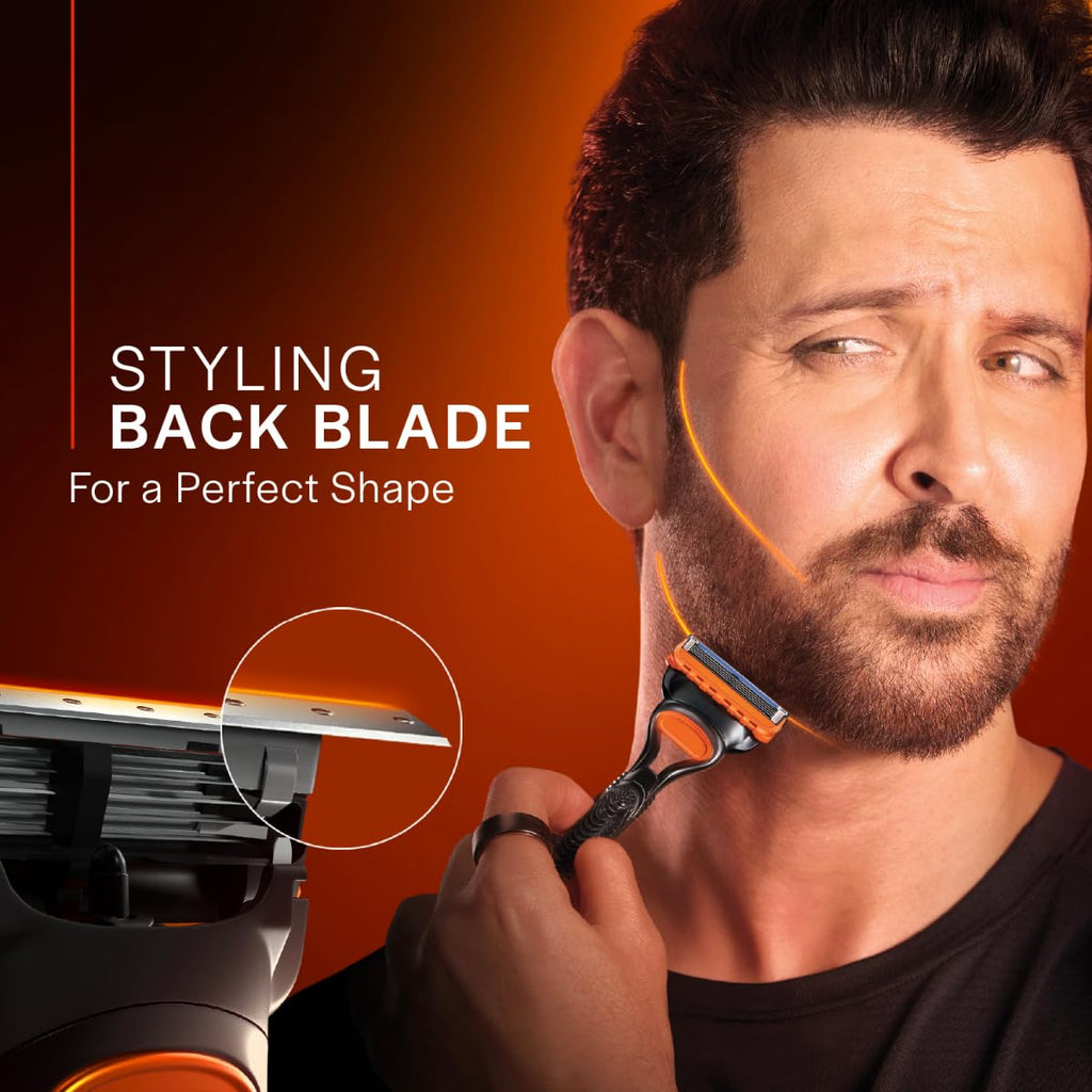 Gillette Fusion Power, Shaving Razor For Men | Micro-Pulse Technology For Reduced Friction | With Beard Shaping Back Blade | 5 Blades For Your Perfect Shave...