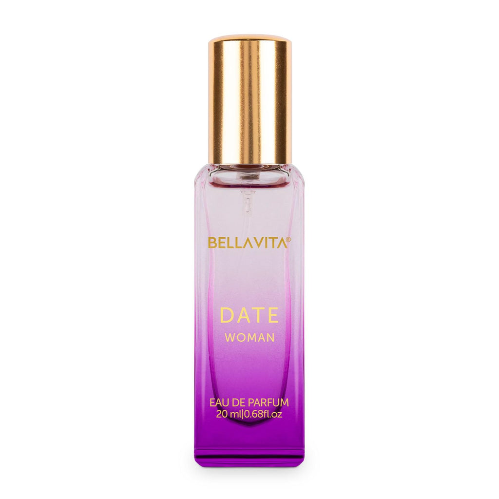 Bella Vita Luxury Date Woman | Long Lasting Perfume | Perfume for Woman | EDP 20ml | Pink Pepper, Jasmine & Vanilla | Floral & Fruity Premium Fragrance