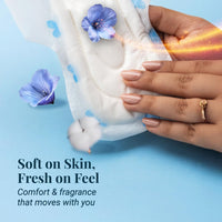 NIINE Naturally Soft XL Sanitary Pads for Women | 282mm Long | Cottony Soft Top Cover | Anti Leak Lock Channel| 2X Absorbent| for Heavy Flow| 36 Pads