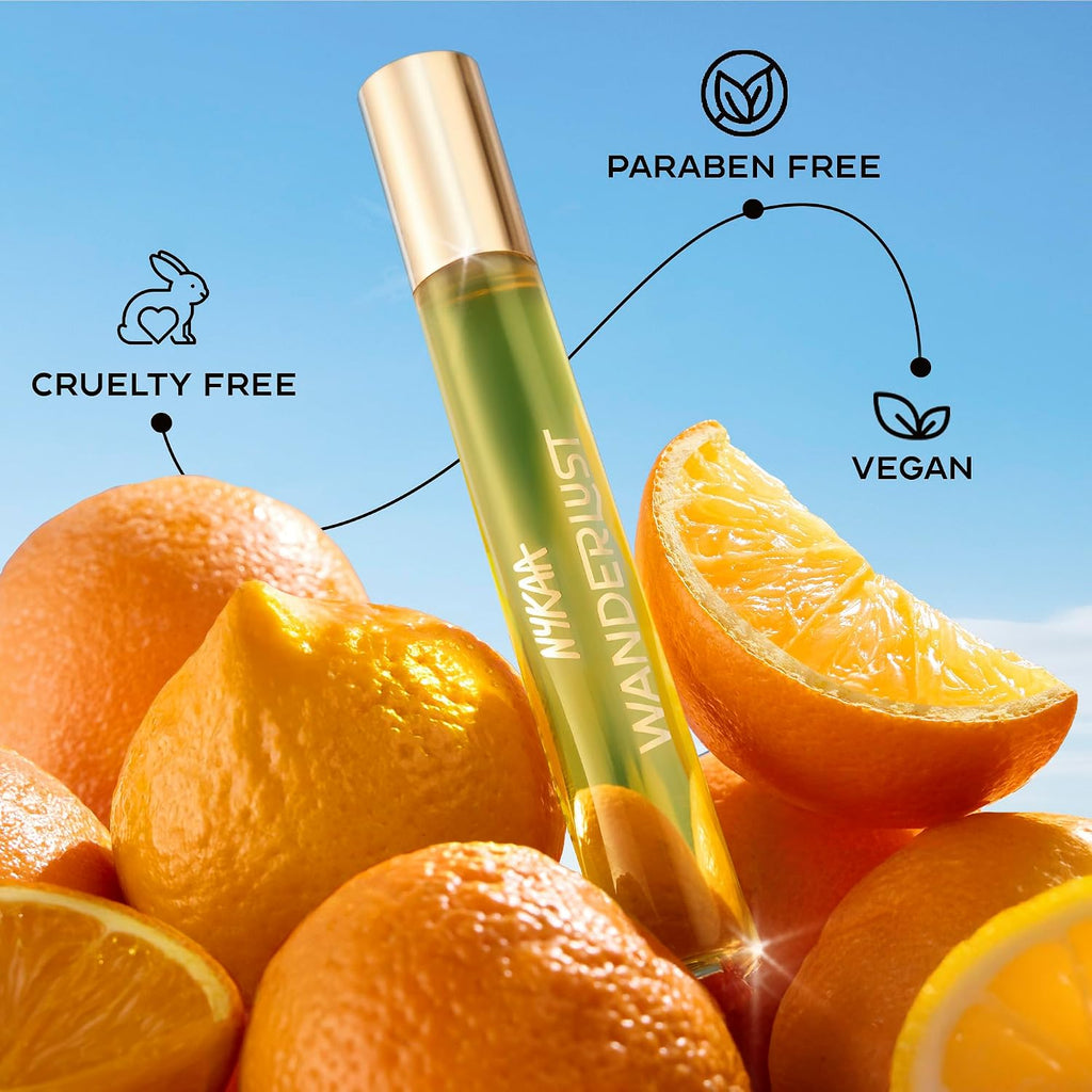 Nykaa Wanderlust Summer in Amalfi Eau De Parfum I Travel size, mini Perfume for Women – 16 ml I Mandarin and Basil Perfume | Long–Lasting, Travel‐Friendly,...