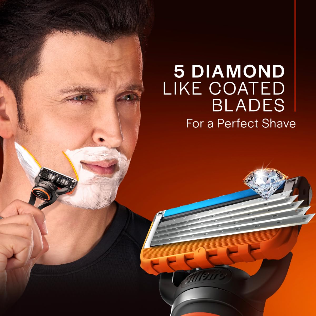 Gillette Fusion Power, Shaving Razor For Men | Micro-Pulse Technology For Reduced Friction | With Beard Shaping Back Blade | 5 Blades For Your Perfect Shave...