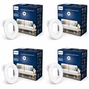 PHILIPS 18W B22 LED O - Bulb | OrbitGlow O Shape Bulb For Home, Office & Commercial Spaces | Colour : Cool Day Light, Pack of 4