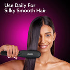 AGARO Rechargeable LED Hair Therapy Comb for Men & Women, Red & Blue Light Scalp Treatment