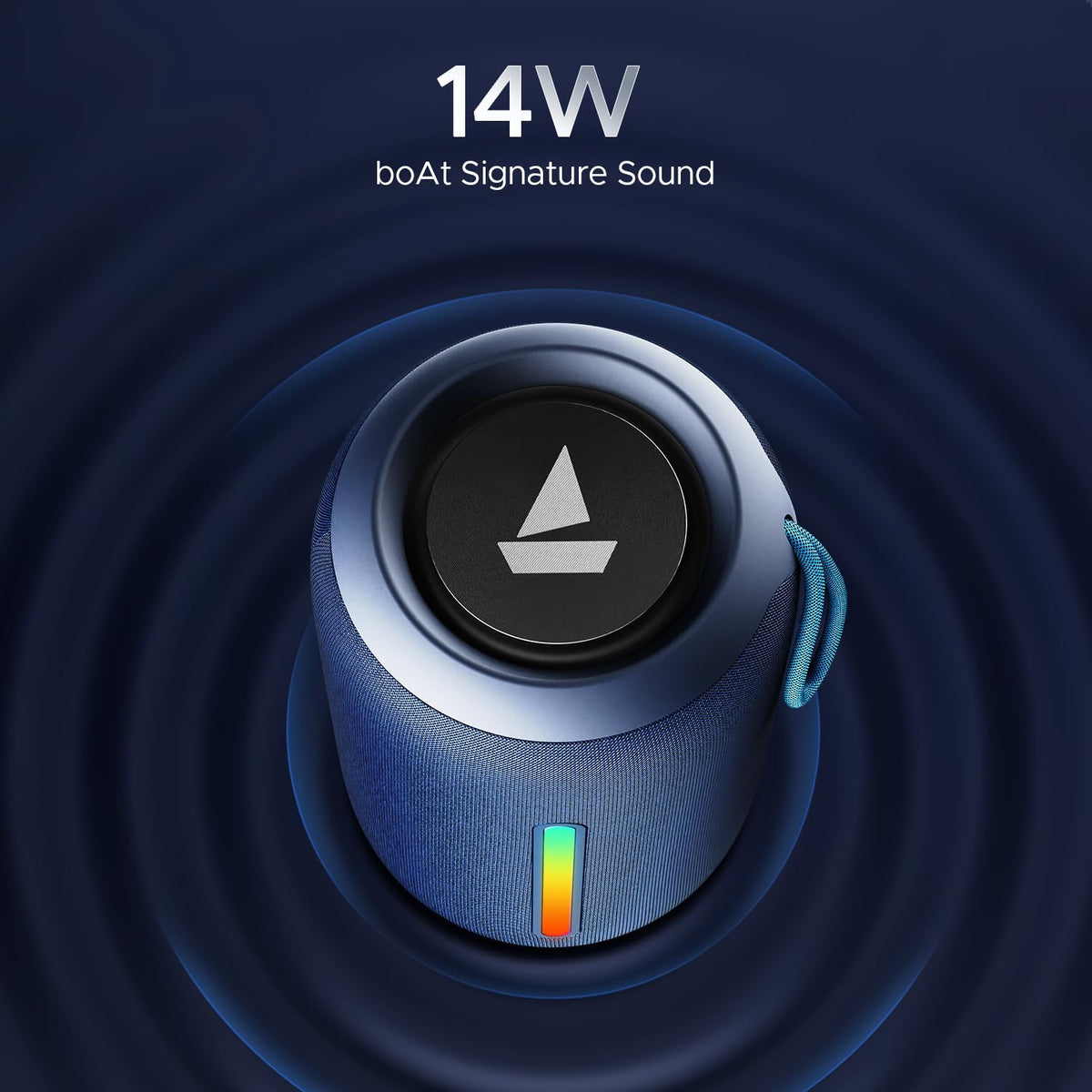 boAt Stone 352 Pro/Stone 358 Pro w/ 14W Signature Sound, Up to 12 Hours Playback, RGB LEDs, TWS Feature, Built-in Mic, BTv5.3, Free Music Streaming on...