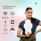 BLISSNATURAL Sanitary Pads Super Combo Pack of 18 | 6 L + 6 XL + 6 XXL |