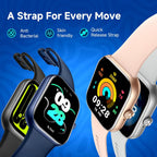 REDMI Watch Move 1.85 Premium AmoLED,14 Day Battery,Best Accuracy,Dual Core Processor Smartwatch (Silver Sprint Strap, Free Size)