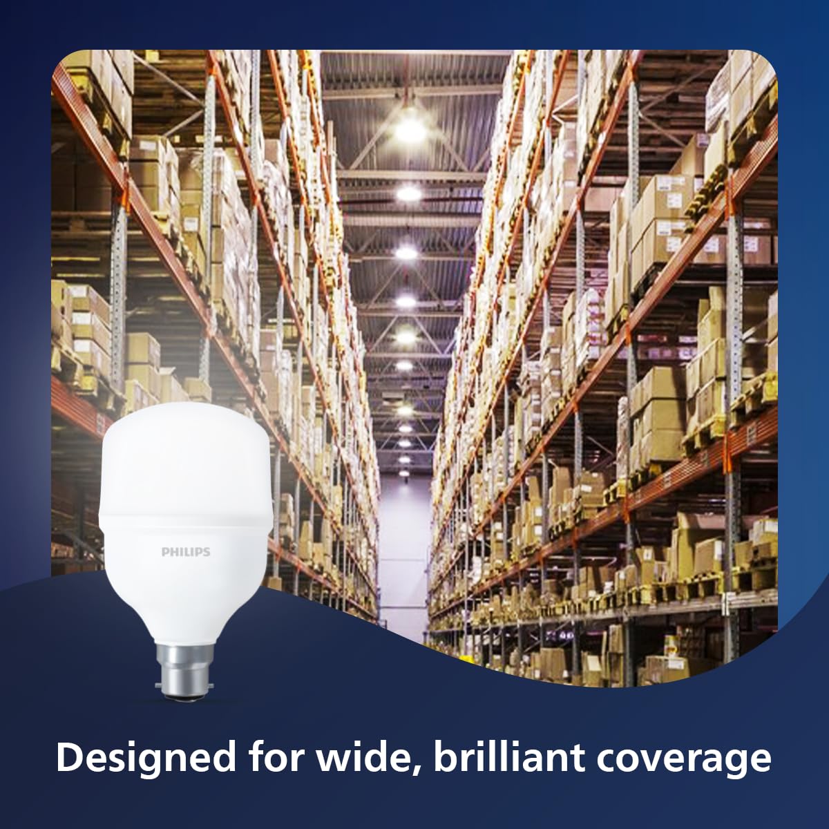 PHILIPS 30 - watt LED Bulb | AceBright High Wattage LED Bulb | Bulb Base : B22, Light Bulb for Home | Colour : Cool Day Light, Pack of 2