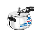 Hawkins 5 Litre Contura Pressure Cooker, Stainless Steel Inner Lid Cooker, Induction Cooker, Silver (SSC50)