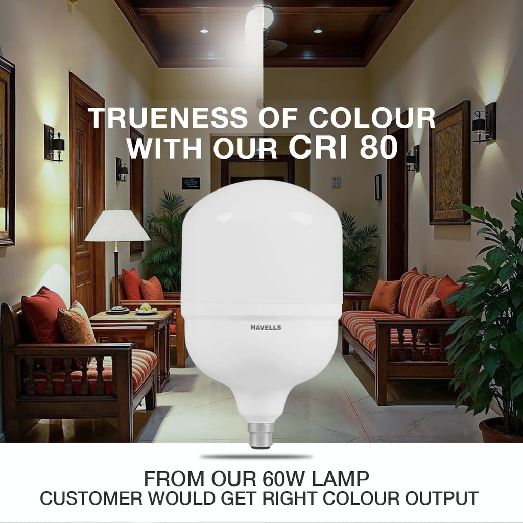HAVELLS Adore Jumbo LED 60W B22 CDL LAMP (Pack of 3)