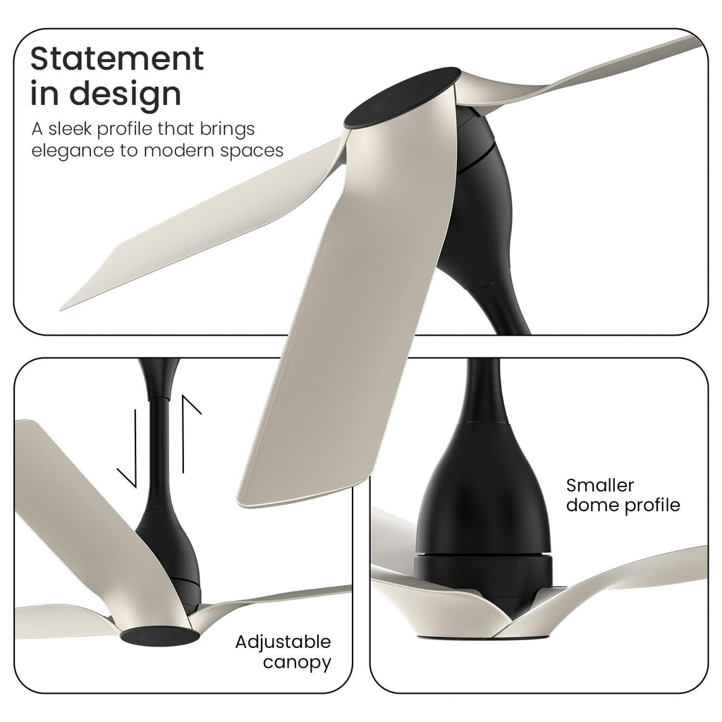 Orient Electric Aerosilent | India’s Most Silent Fan | Less than 50dB| 1200mm BLDC Ceiling Fan with Remote | BEE 5-Star Energy-Efficient Fan | Red Dot..