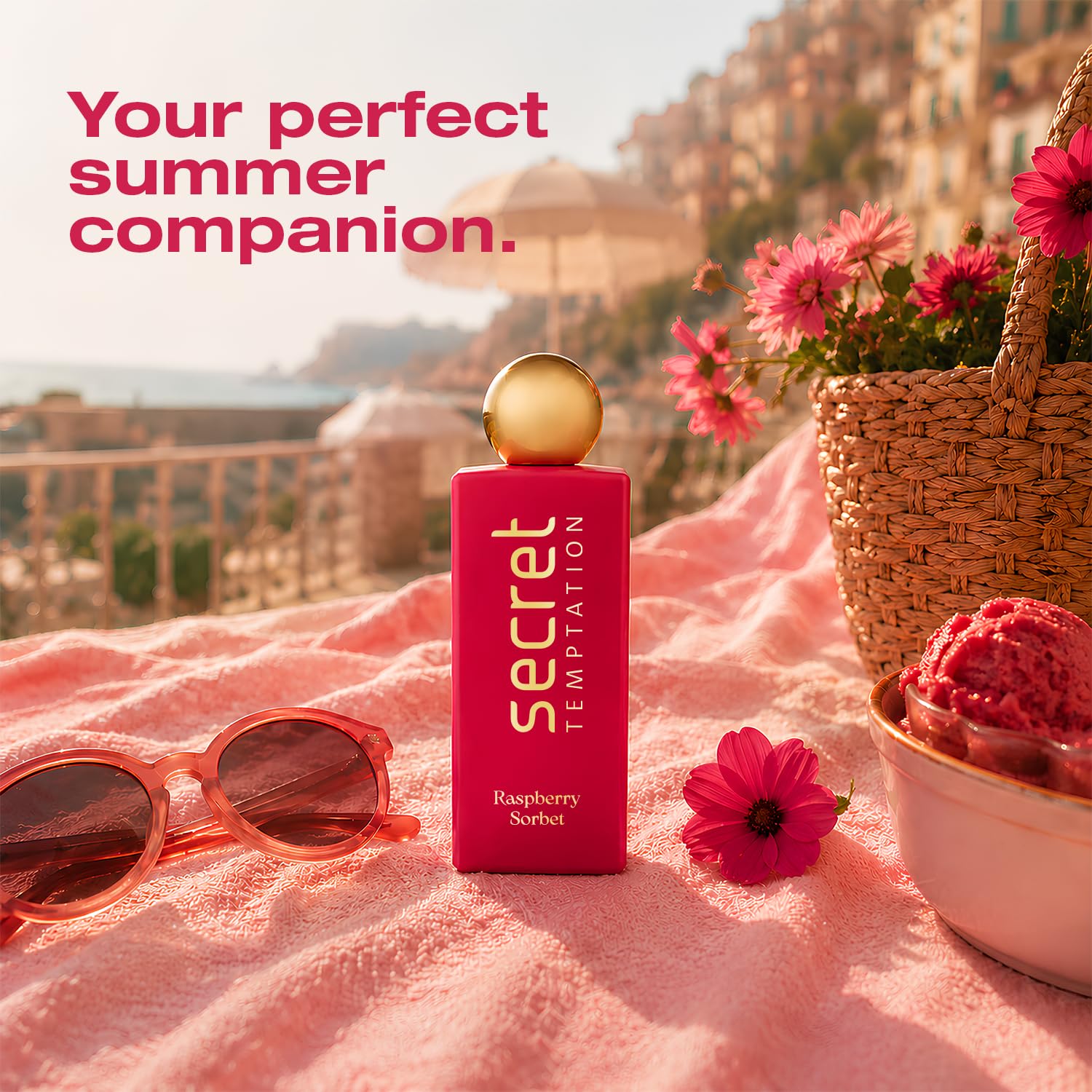 Secret Temptation Raspberry Sorbet Eau De Parfum for Women, 50ml | Zesty & Fruity Berry Fragrance for Women | Long-Lasting Women’s Perfume | Perfect For...