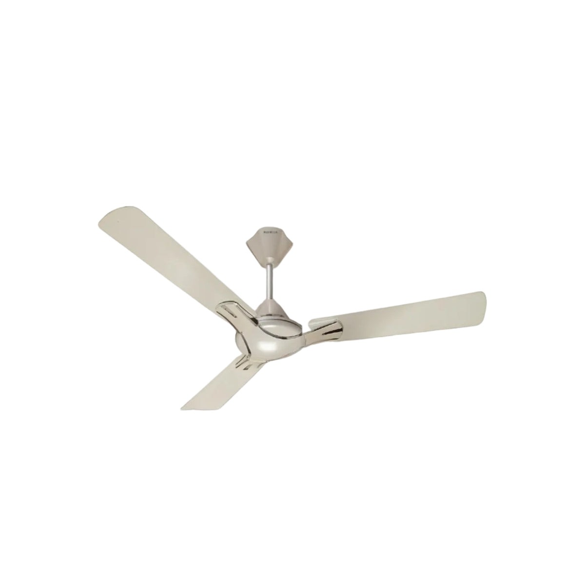 Havells 1200mm Nicola Energy Saving Ceiling Fan (Pearl White Silver, Pack of 1) 2 Star