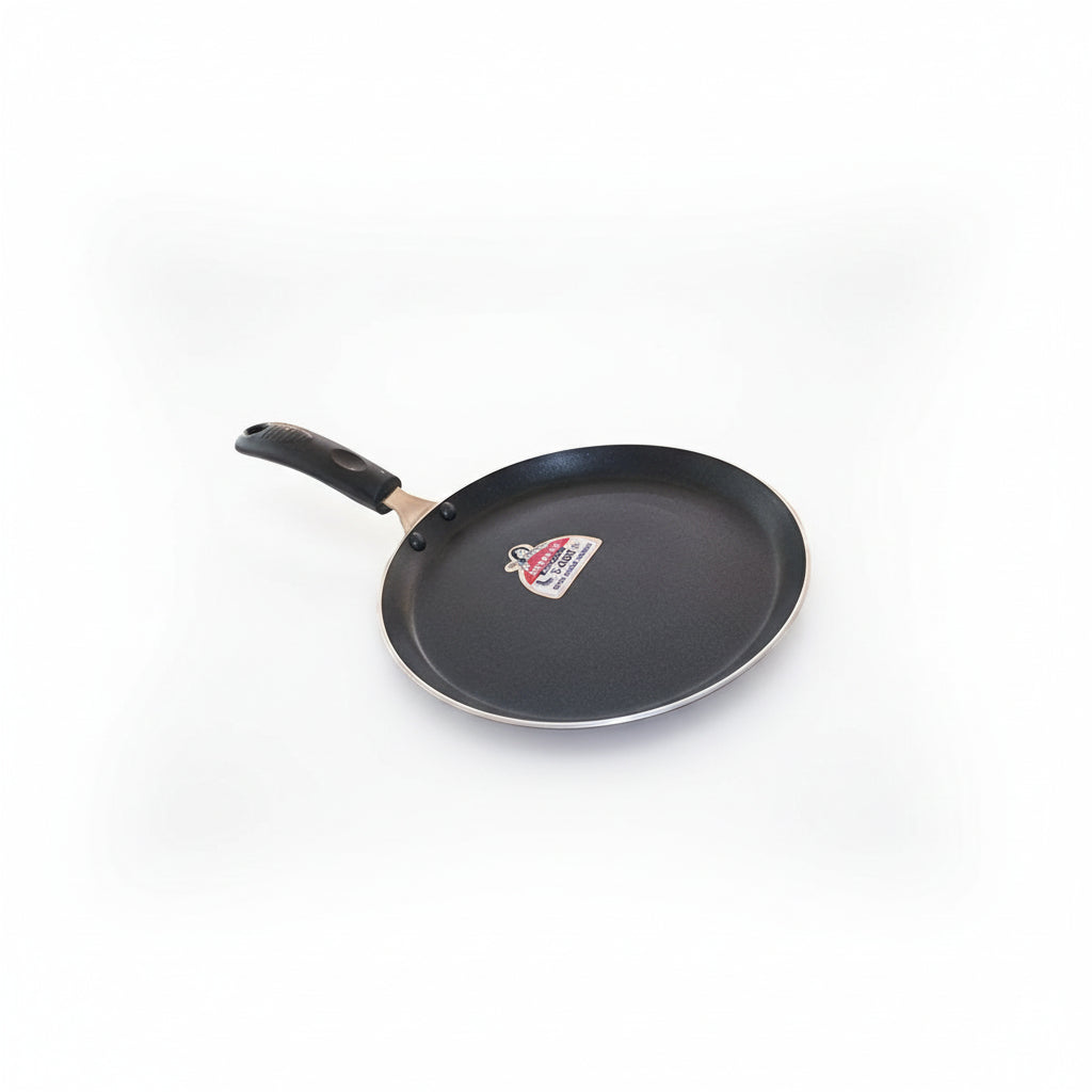 Crystal Nonstick Cookware Set - 2 Pcs | Tawa 280mm + Fry Pan 200 mm | Gas Stove Compatible | Multicolour